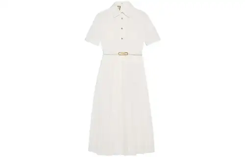 flared shirt dress