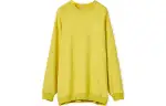 LOEWE Long Sleeved Dresses Women's Yellow Crew Neck Moderate