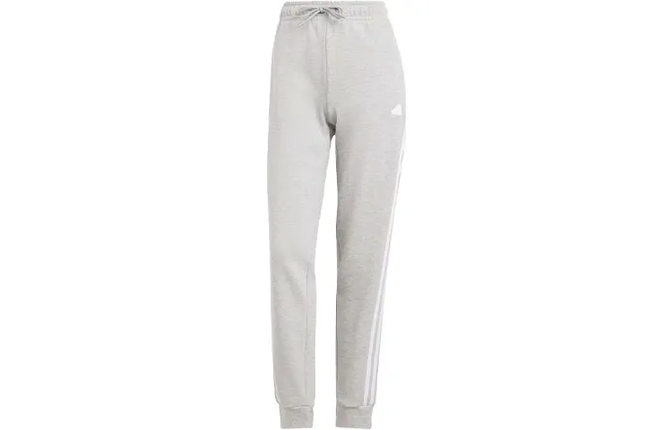 Adidas Future Icons 3 Stripes Regular Pants Knitted Sweatpants Women's Gray