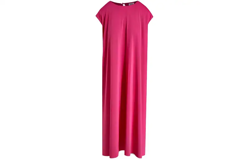Vetements Short Sleeved Dresses Women's Rose Red