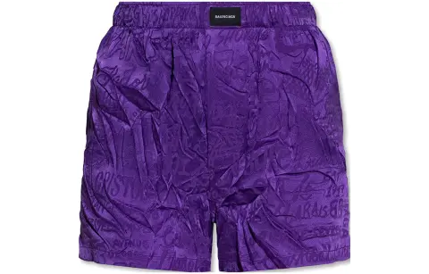 Balenciaga Pyjama Shorts 'Violet'