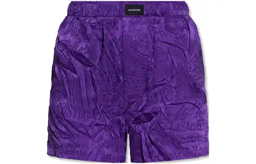 Balenciaga Pyjama Shorts 'Violet'