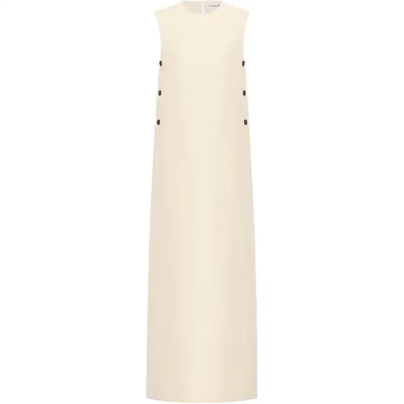 DIOR Sleeveless Dress Women's White