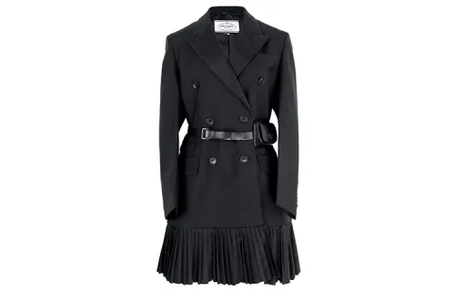 PRADA Long Sleeved Dress Women's Black