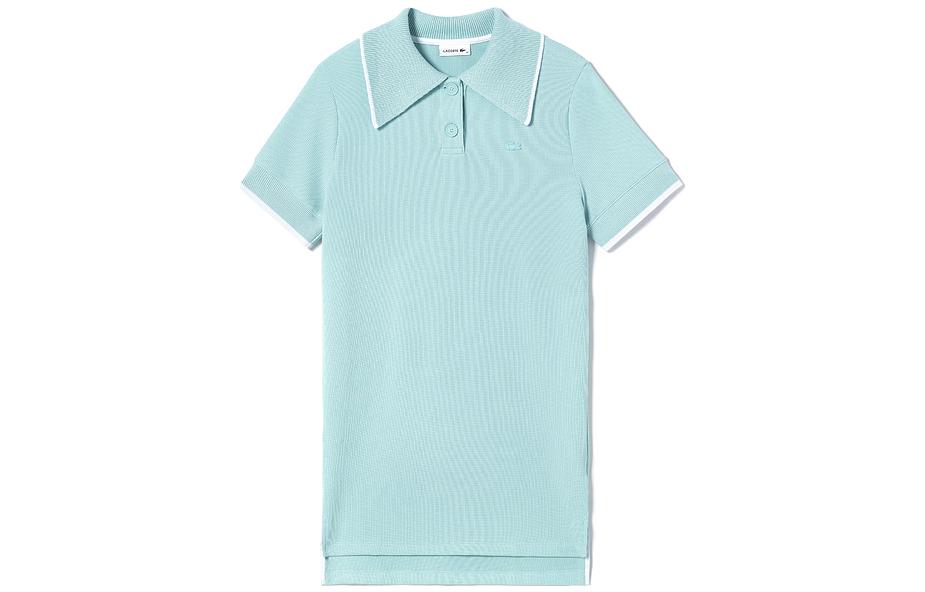 Женское платье LACOSTE Waffle Polo (синее)