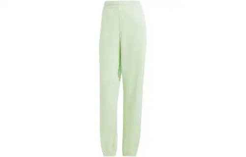 Adidas Originals Essential Essentials Fleece Joggers Knitted Sweatpants Women's Half Green