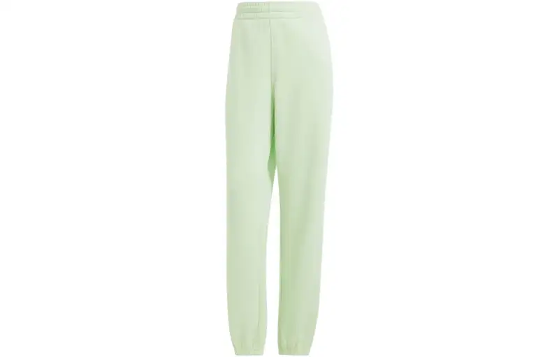 Adidas Originals Essential Essentials Fleece Joggers Knitted Sweatpants Women's Half Green