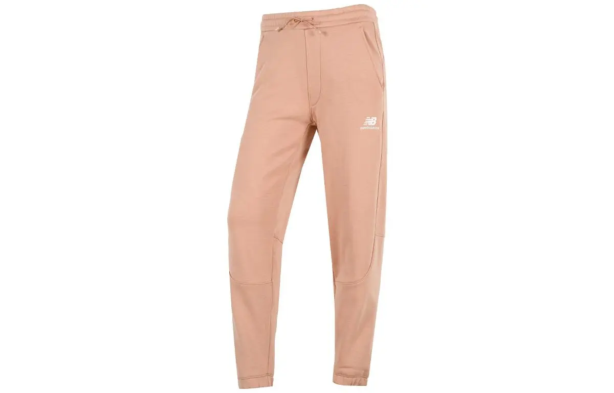 New Balance Knitted Sweatpants Women's Orange Moderate Cuffed Pants