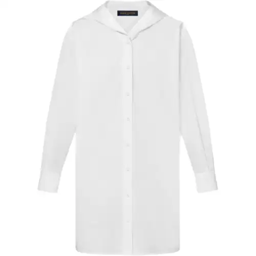 LOUIS VUITTON SS24 Long Sleeved Dress Women's White