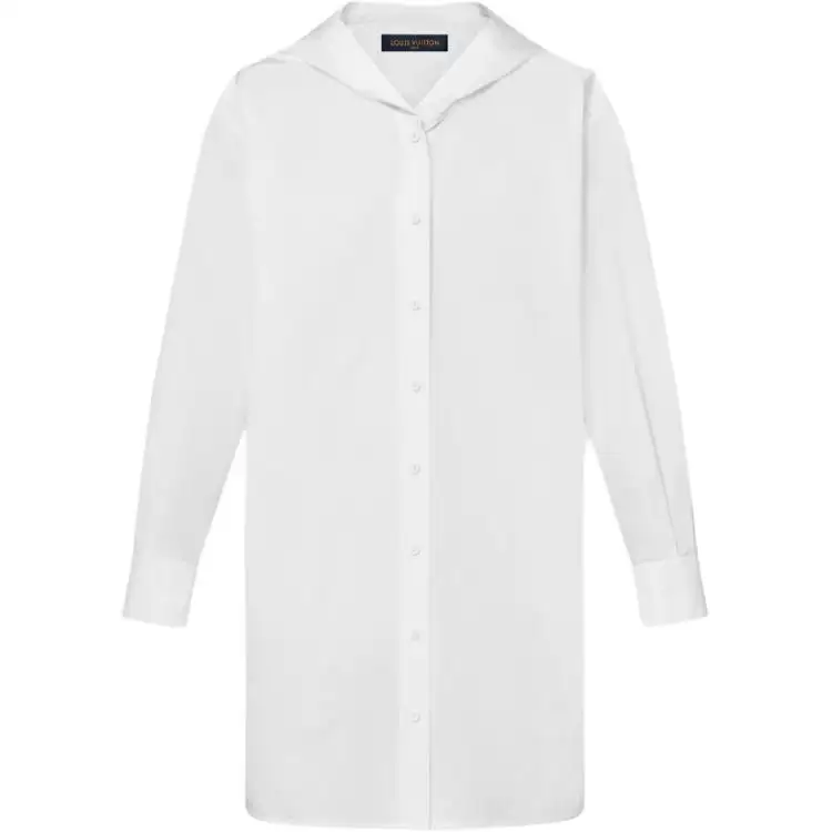 LOUIS VUITTON SS24 Long Sleeved Dress Women's White
