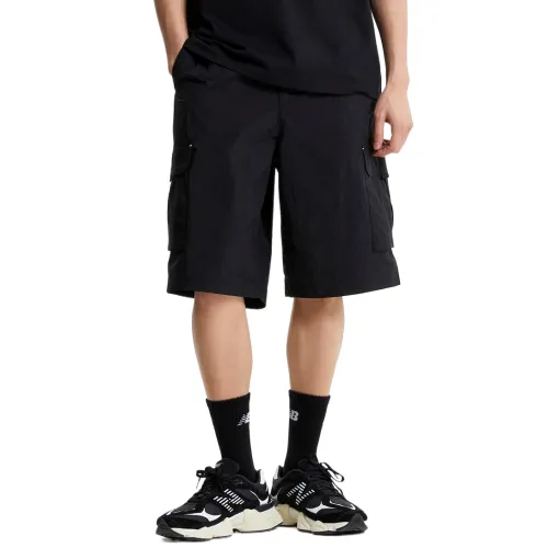 New Balance UNI FROZEN SS25 Cargo Shorts Men's Black