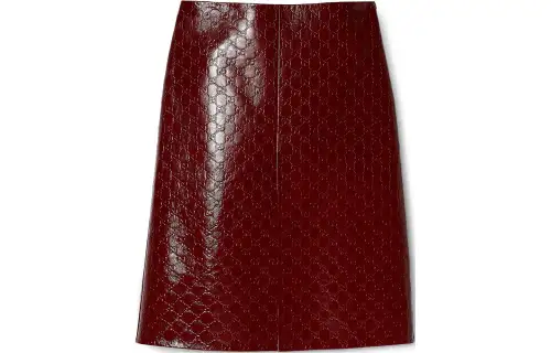 GUCCI Gg Embossed Mid-Length Skirt
