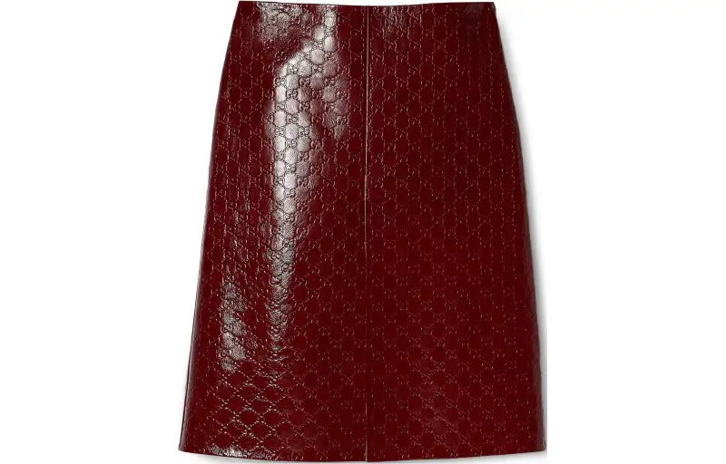 GUCCI Gg Embossed Mid-Length Skirt