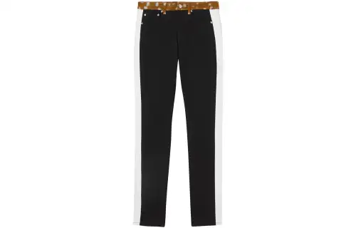 Burberry Jeans Women's Black Moderate Straight Fit Pants