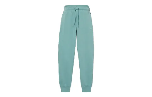 Timberland Knitted Sweatpants Women's Cyan Moderate Cuffed Pants