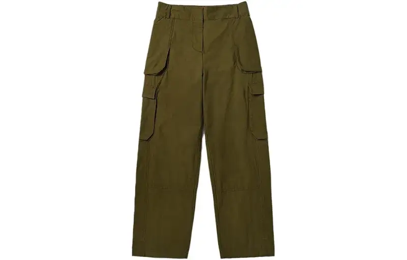 Timberland Cargo Pants Women's Olive Moderate Tapered Pants