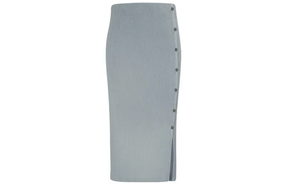 CK/Calvin Klein Knit Long Skirt Women's Gray