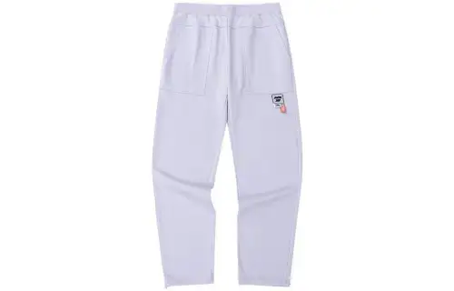 ANTA Life Collection Knitted Sweatpants Women's Light Purple Moderate Sweatpants