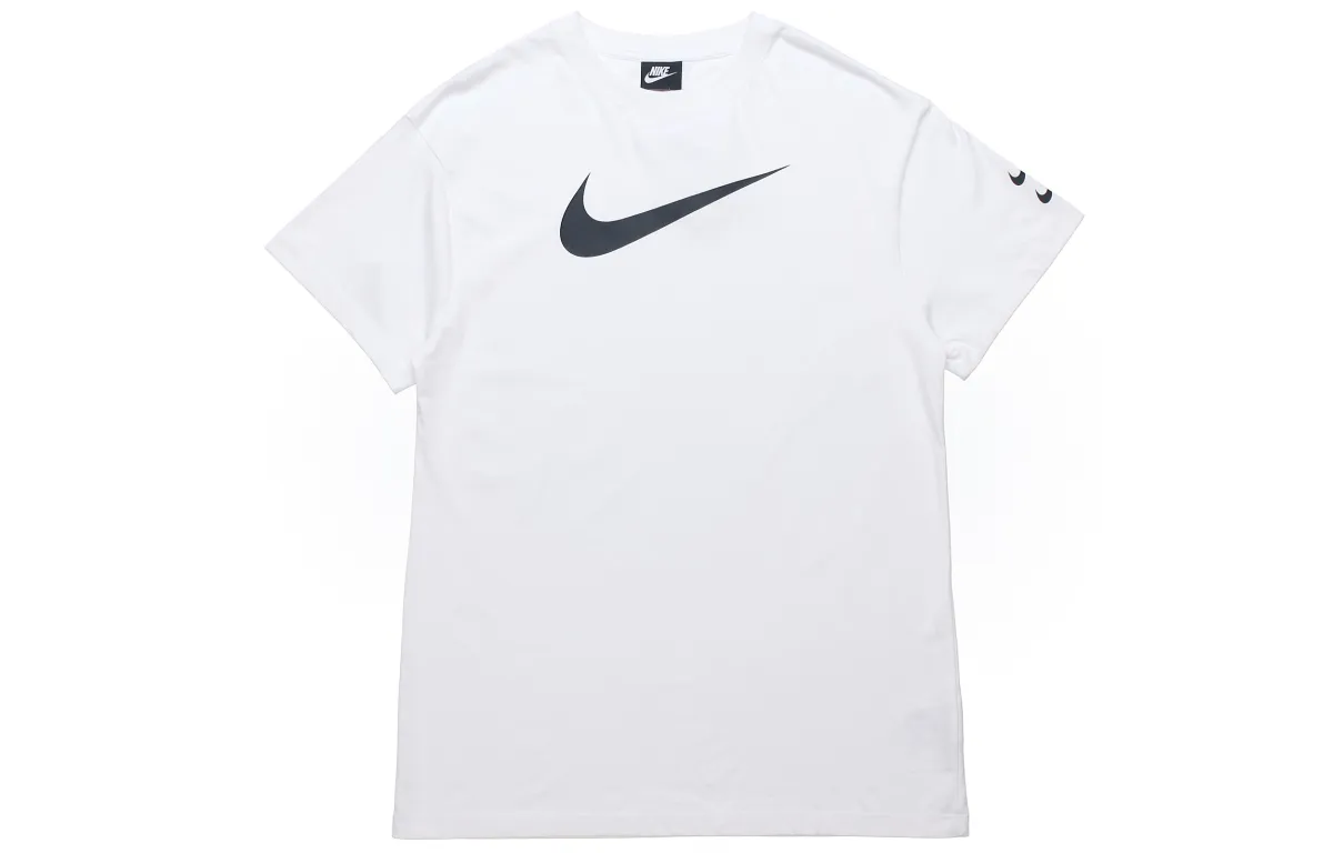 Nike Sportswear Swoosh Short Sleeved Dress Women's White