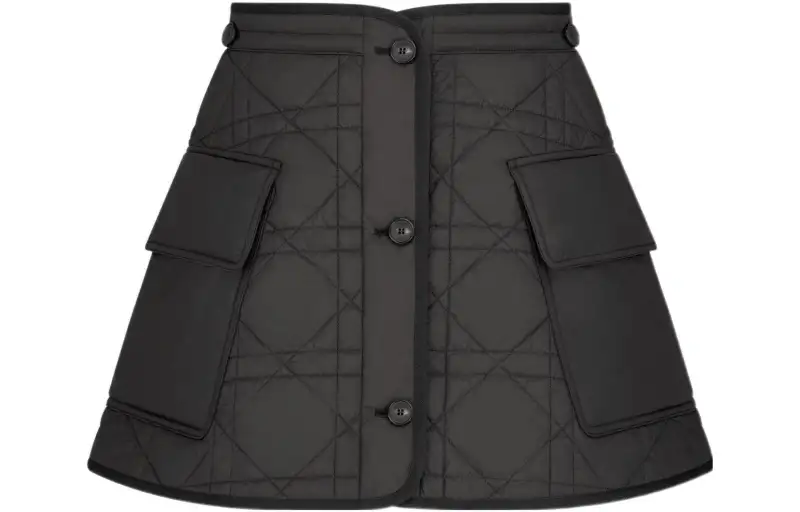 DIOR Belted Cargo Mini Skirt 'Black/Khaki'