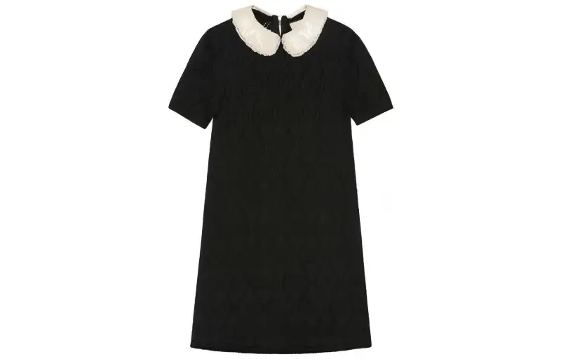 GUCCI Short Sleeved Dress Women's Black