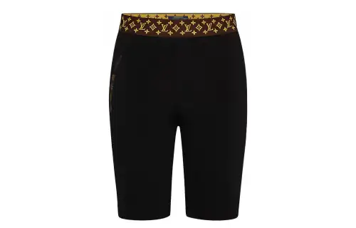 LOUIS VUITTON New Quarterly Products Of LV Casual Shorts Women's Black Moderate