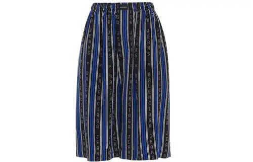 Balenciaga Casual Shorts Women's Blue Black