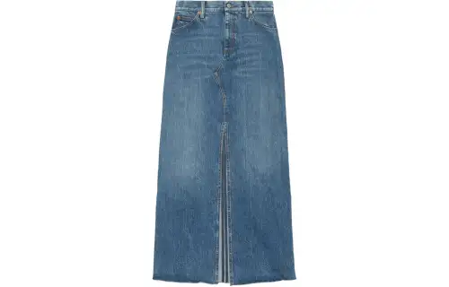 GUCCI Horsebit Denim Skirt
