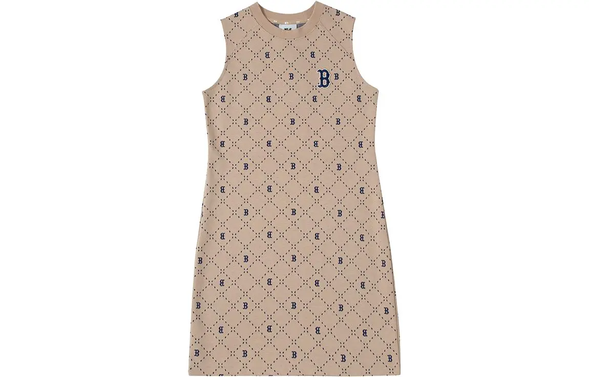 MLB Sleeveless Dress Women's Khaki