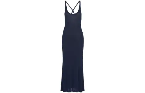 PRADA Sleeveless Dresses Women's Blue Moderate Mid Length
