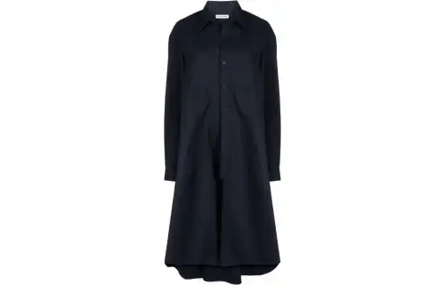 Balenciaga Long Sleeved Dresses Women's Blue