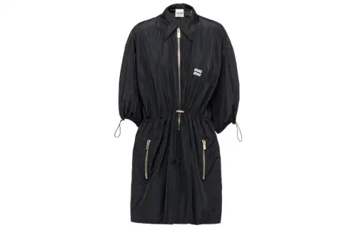MIU MIU Technical Silk Mini dress