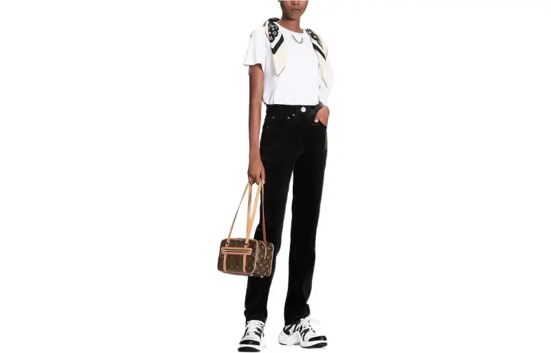 LOUIS VUITTON FW22 Jeans Women's Black
