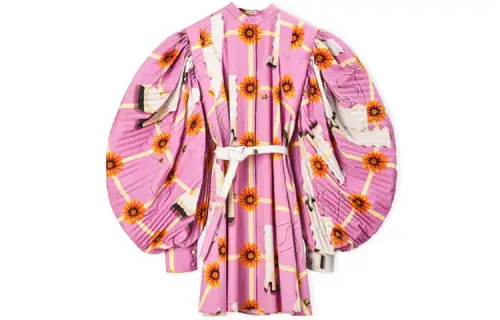 LOEWE Long Sleeved Dress Women's Pink