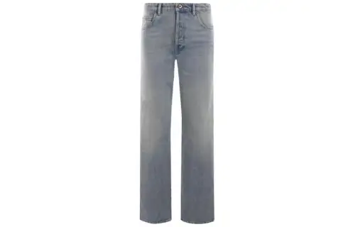 MIU MIU Logo Patch Straight-Leg Jeans
