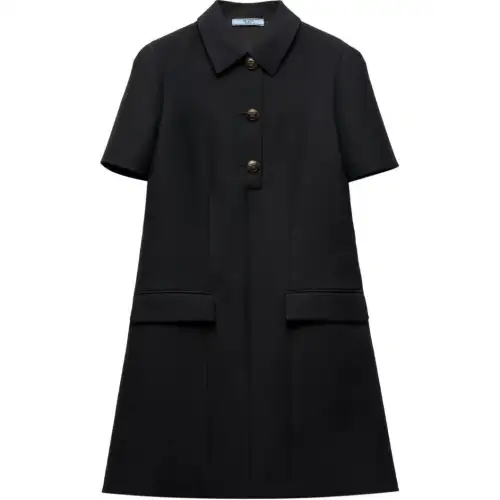 PRADA Tricotine Mini Dress