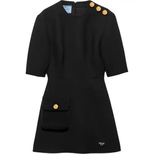 PRADA Natté Mini Dress