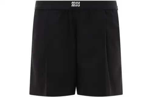 MIU MIU Casual Shorts Women's Black Moderate