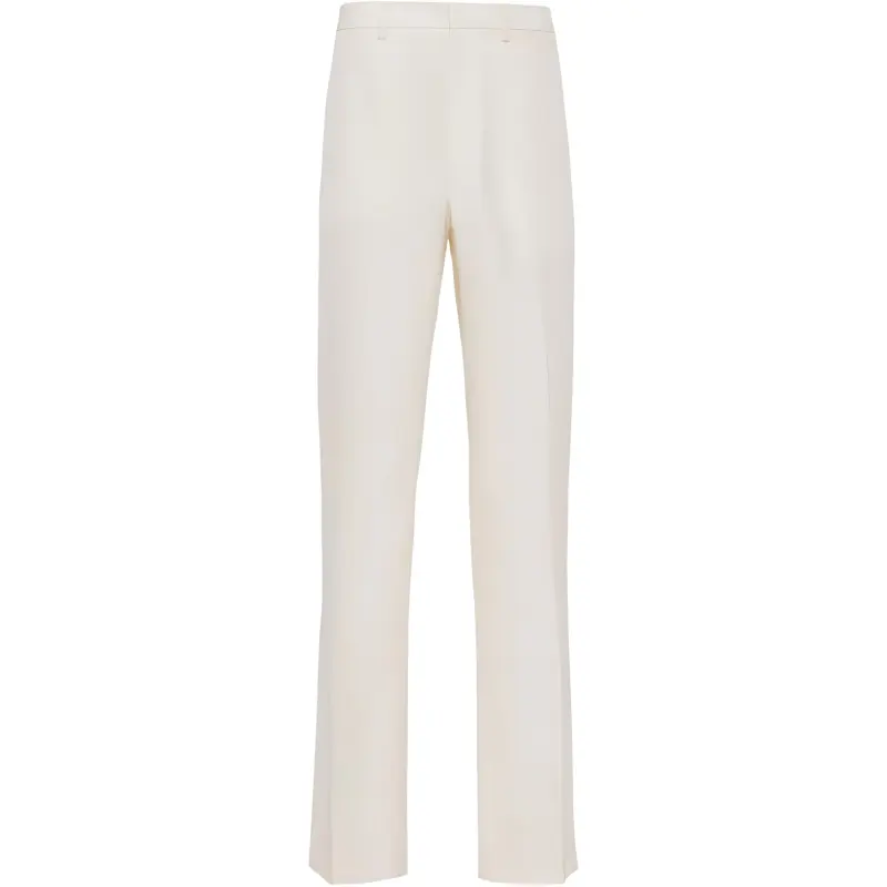PRADA SS24 Suit Pants Men's Ecru