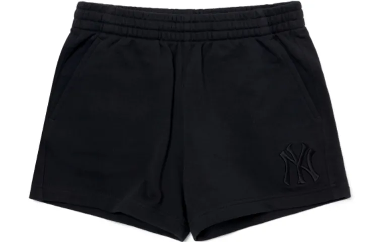 MLB Basic Logo Casual Shorts Women's Black