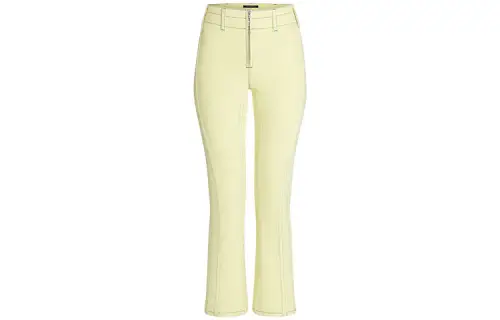 LOUIS VUITTON New Quarterly Products Of LV Jeans Women's Yellow Moderate Slim Fit Pants