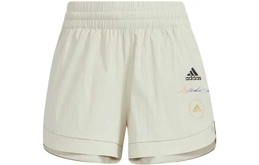 Adidas Casual Shorts Women's White Moderate