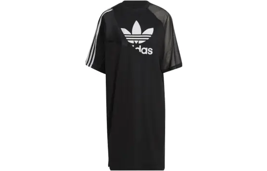 Adidas Short Sleeved Dress Women's Black