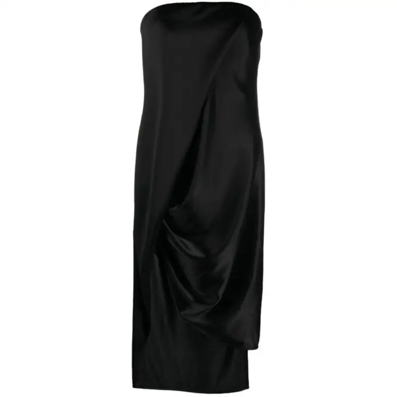 LOEWE Crepe Satin Bustier Dress