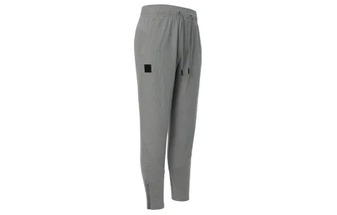 Under Armour Ottoman Knitted Sweatpants Women's Gray Thickened Straight Fit Pants