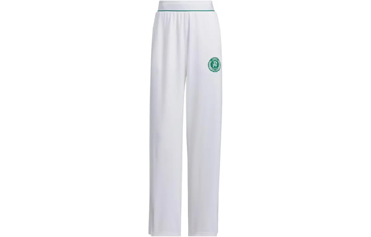 Adidas Verbiage Doubleknit Pants Knitted Sweatpants Women's White