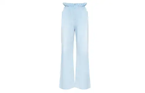 MIU MIU Jeans Women's Light Blue Moderate Straight Fit Pants