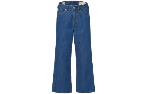 EVISU Jeans Women's Blue Moderate Wide Leg Pants