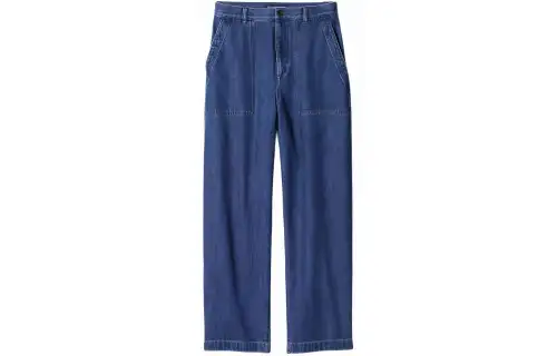 UNIQLO X INES DE LA FRESSANGE UNIQLO X Ines De La Fressange Jeans Women's Royal Blue Moderate Straight Fit Pants