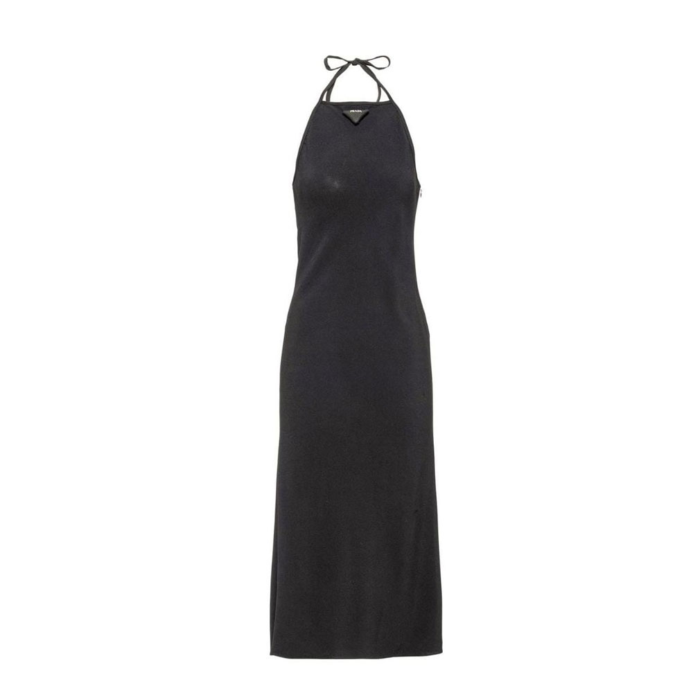 PRADA SS23 Sleeveless Dress Women's Black